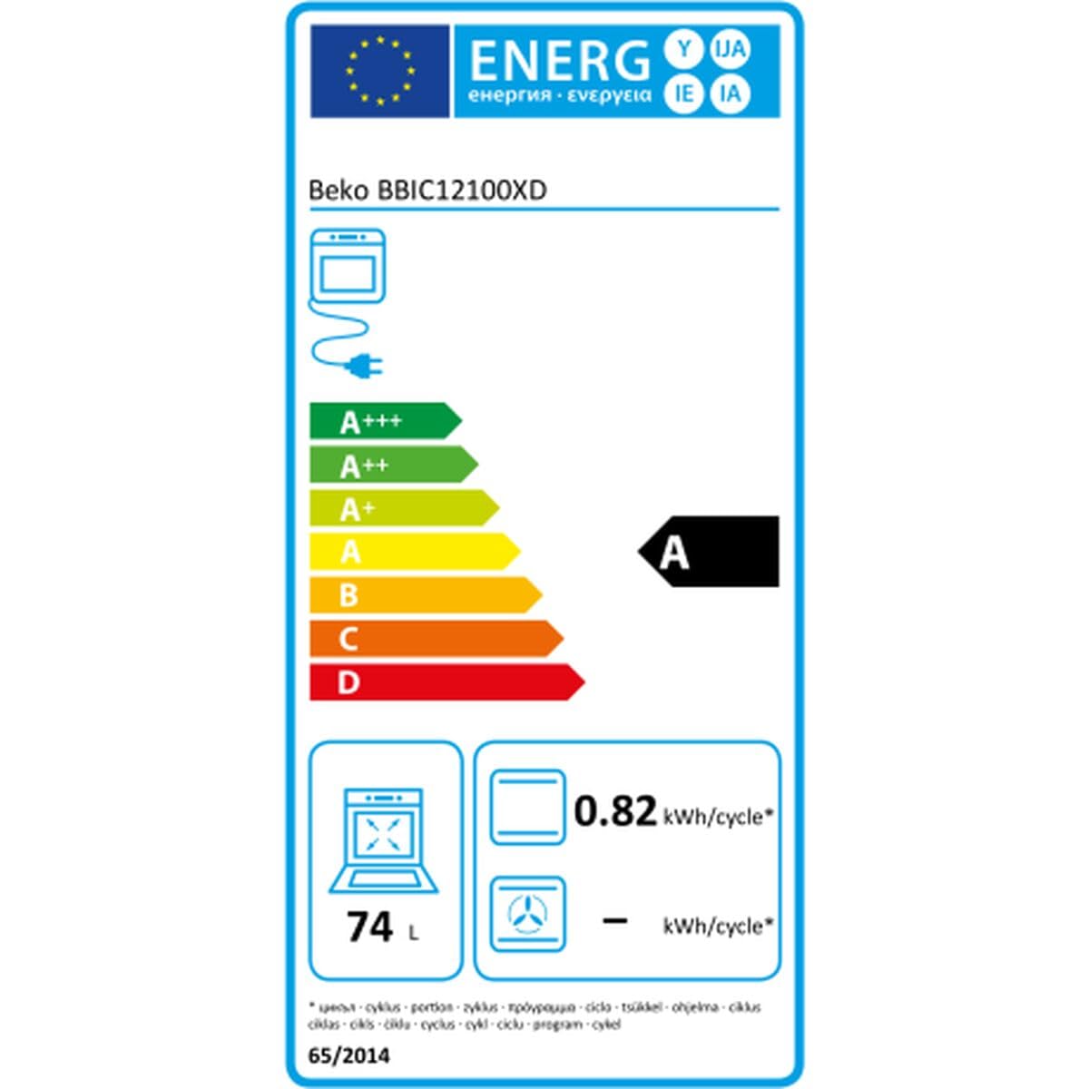 HORNO BEKO BBIC12100XD INOX