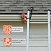 Ladder Clamp Brand (Pair/2 Units), Adjustable Ladder Stabilizer Attachs to Gutters In Seconds, Heavy-Duty Clamps Fits All Ladder Sizes, Ladder Stability Safety Durable Gutter Clips Patented Holden USA