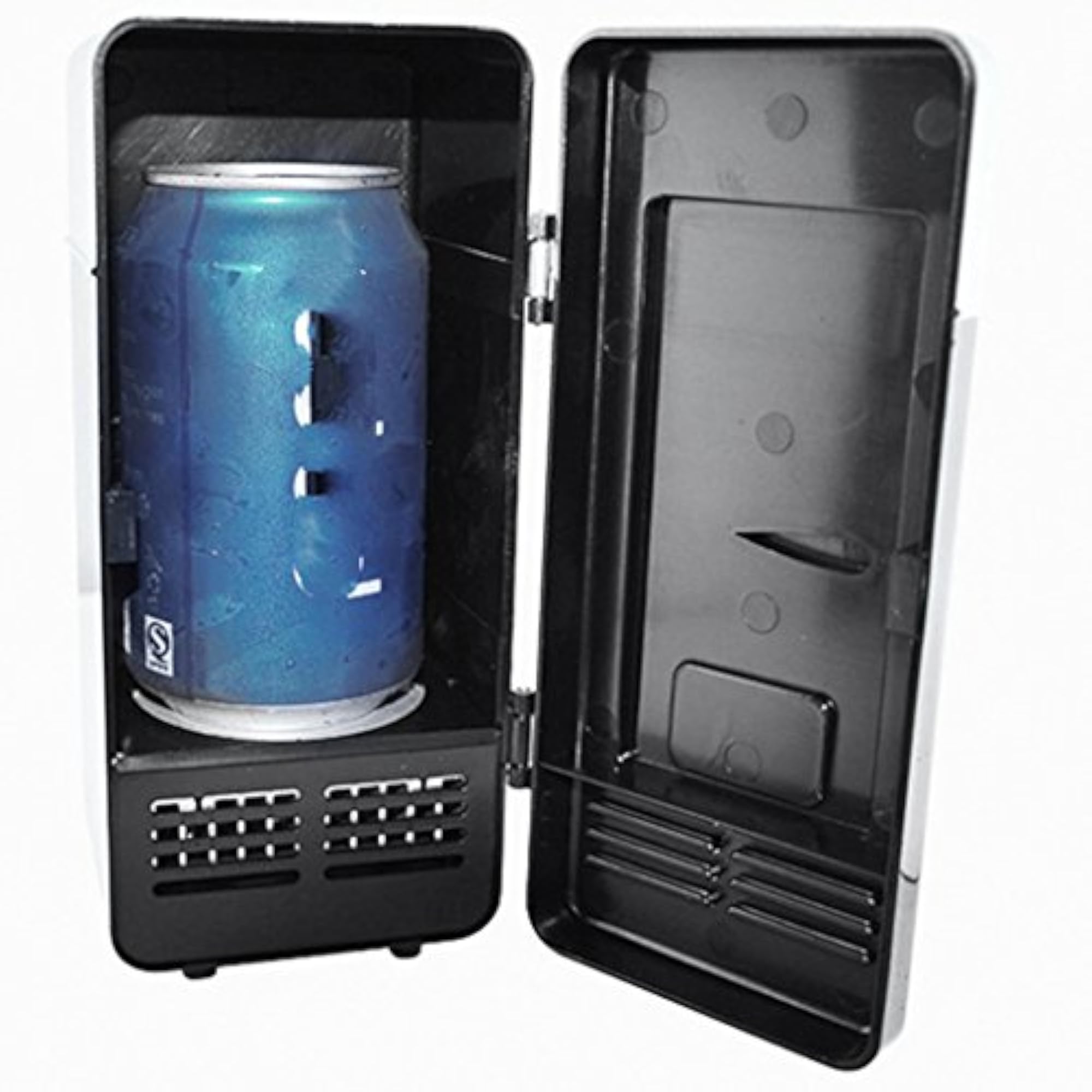 USB Mini Fridge Drink Cooler, Small Refrigerator