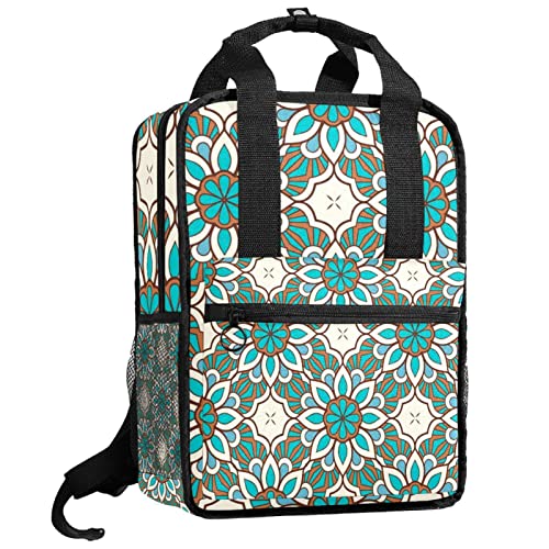 Sac à dos garçon carlin à rayures bleues et blanches taille unique
