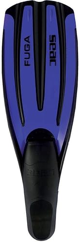 Miniatura 8 de SEAC Fuga, aletas de buceo para buceo, esnórquel y apnea con bolsillo para los pies, para adultos, fabricadas en Italia