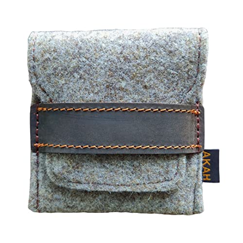 STEIGER Estuche de fieltro para 5 cartuchos de bola, de fieltro natural suave y ligero