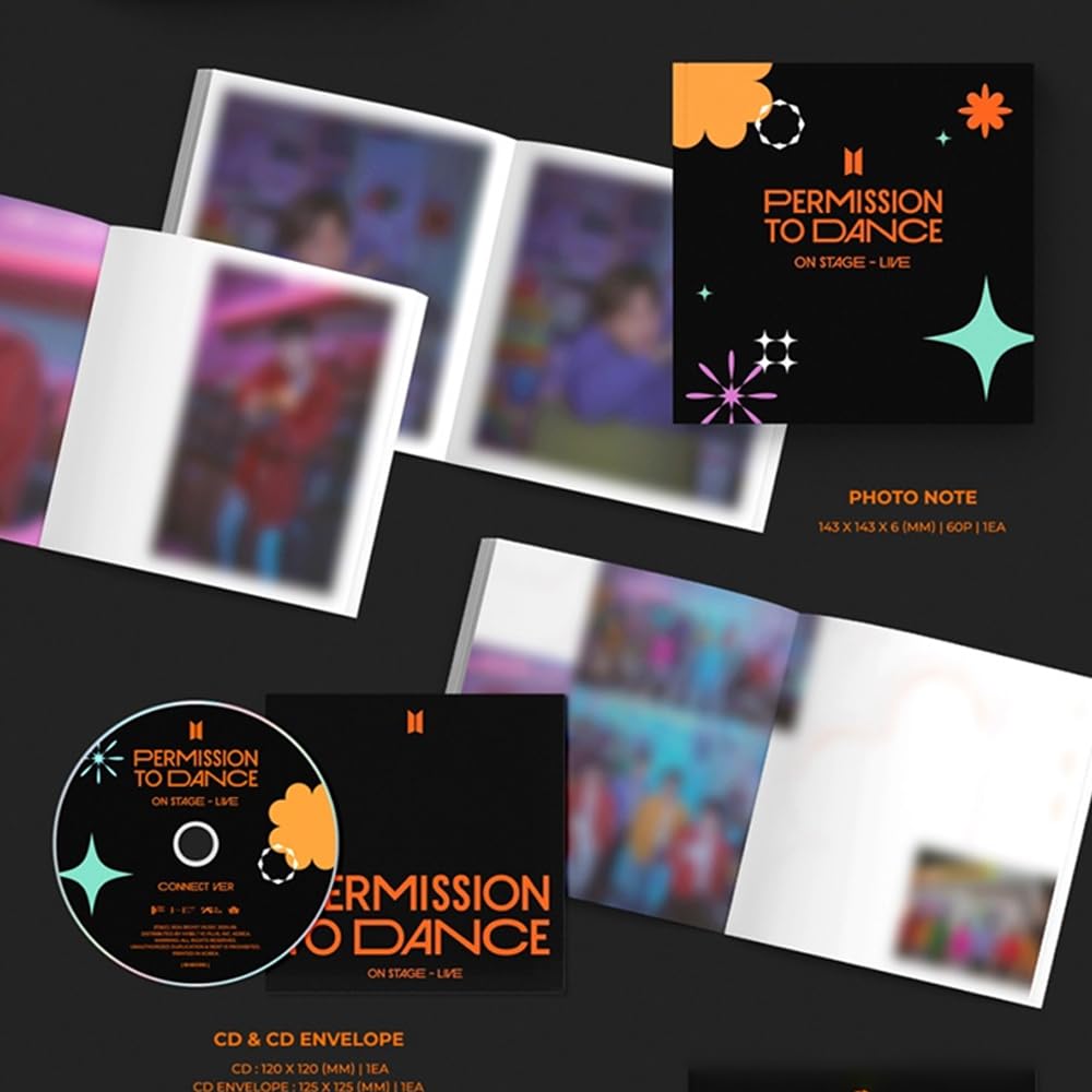 Amazon.com: [WEVERSE SHOP POB] PERMISSION TO DANCE ON STAGE LIVE