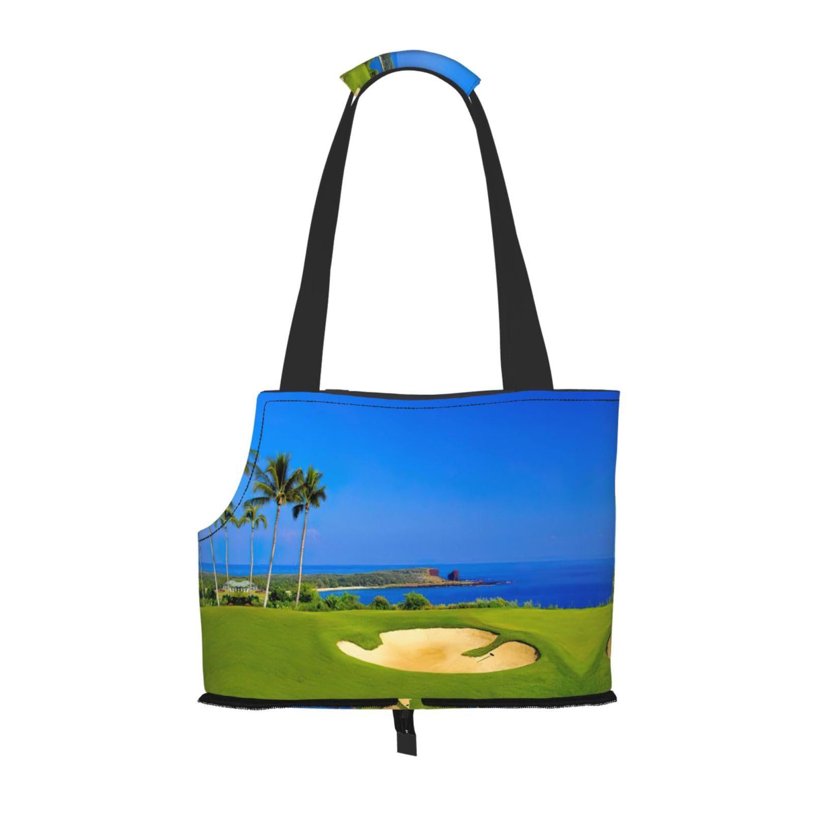 Sac de transport pour petits chiens chats lapins imprimé golf original