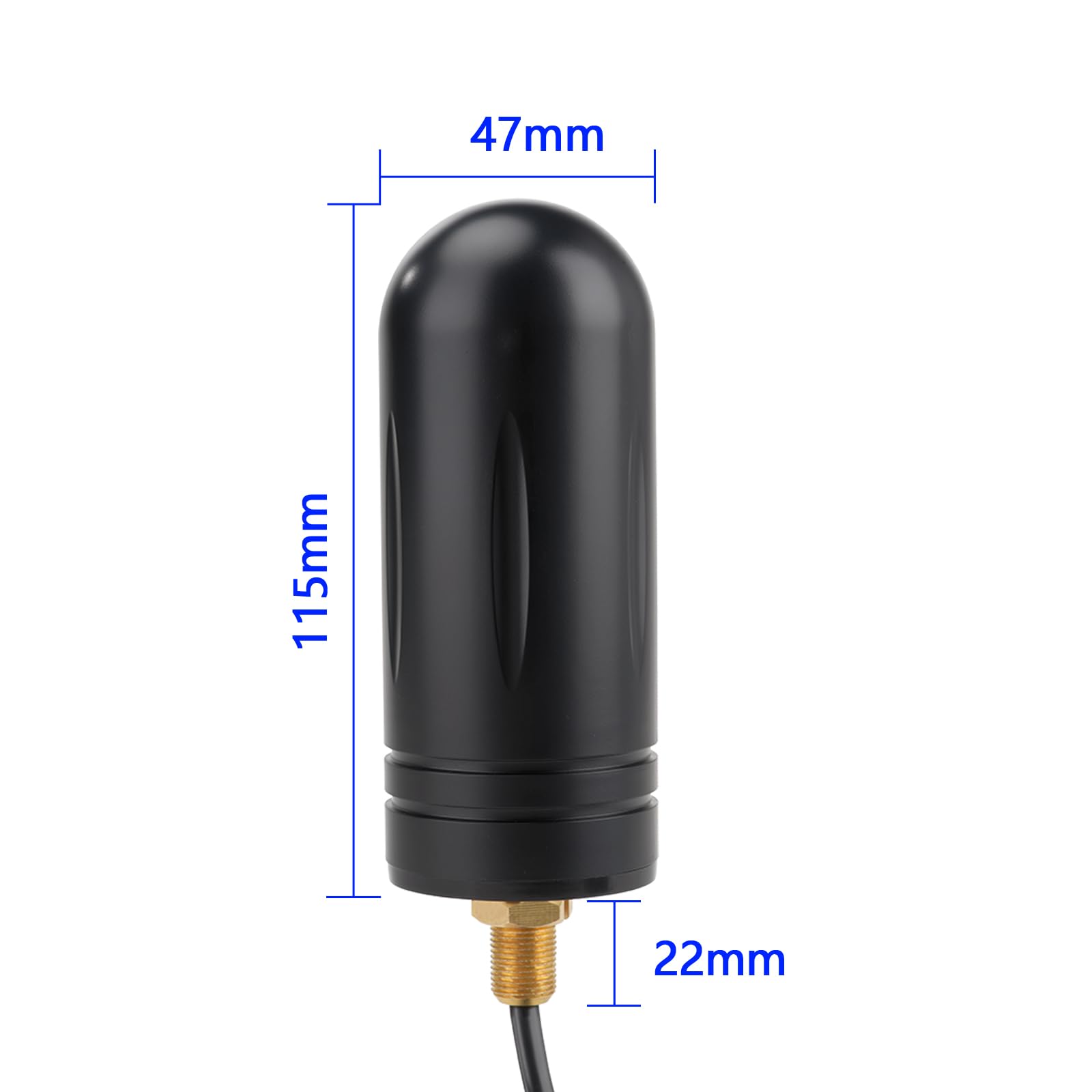 Bingfu Antenne SMA 5G 4G 600-6000 MHz SMA à montage mural extérieur Antennes cellulaires LTE 7 dBi avec câble RG58 de 3 m compatible avec Trail Hunting Wildlife Game Cam Router Gateways Caméra de