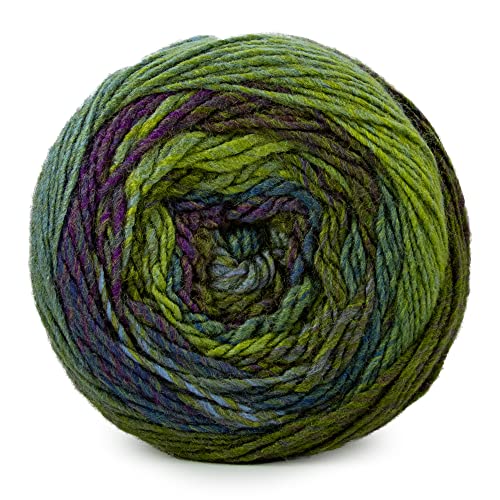 Image of Ganga Acrowools Crypto -100% Acrylic Yarn, Hand Knitting and Crochet Yarn, Pack of 2 Balls - 100Gm Each. Shade No - Ptt2541, Multicolour
