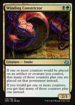 Miniatura 1 de Carta Magic the Gathering - Winding Constrictor (140184) - Aether Revolt
