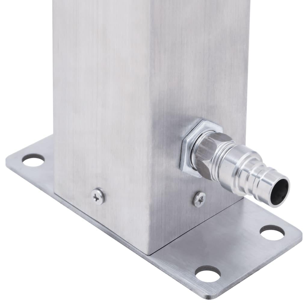 Casa & Giardino articolo-Giardino Colonna d'acqua 60 cm Acciaio Inox Quadrato