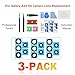 3 Pack Galaxy A32 5G Back Rear Camera Lens Glass Replacement, Back Camera Lens with Tempered-Glass Lens Protector for Samsung A32 5G, Included Instruction Manual, Toolkit