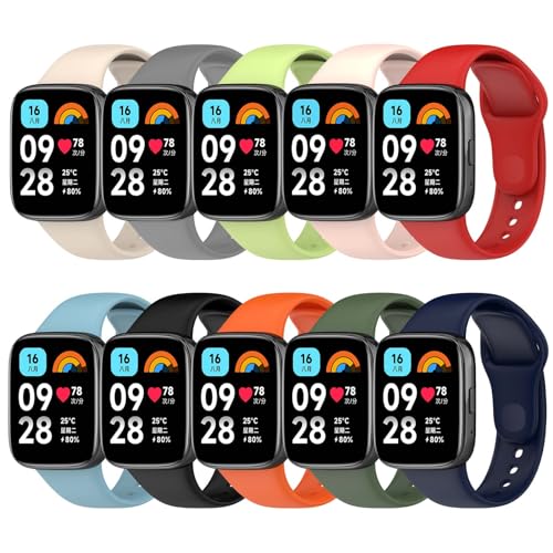 Bandas compatibles con Redmi Watch 3 Active, pack 10 unidades miniatura 1