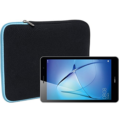 Slabo Funda Universal para Huawei MediaPad T3 7.0 Funda Protectora de Neopreno - Turquesa/Negro