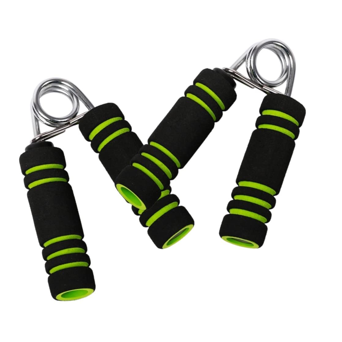 Facto Power(Model : Training) Pack of 2 (One Pair) Hand Gripper Wrist Exerciser Fitness Foam Hand Grip for Gym Stretching Hand strengtheners for Men Women (Green)