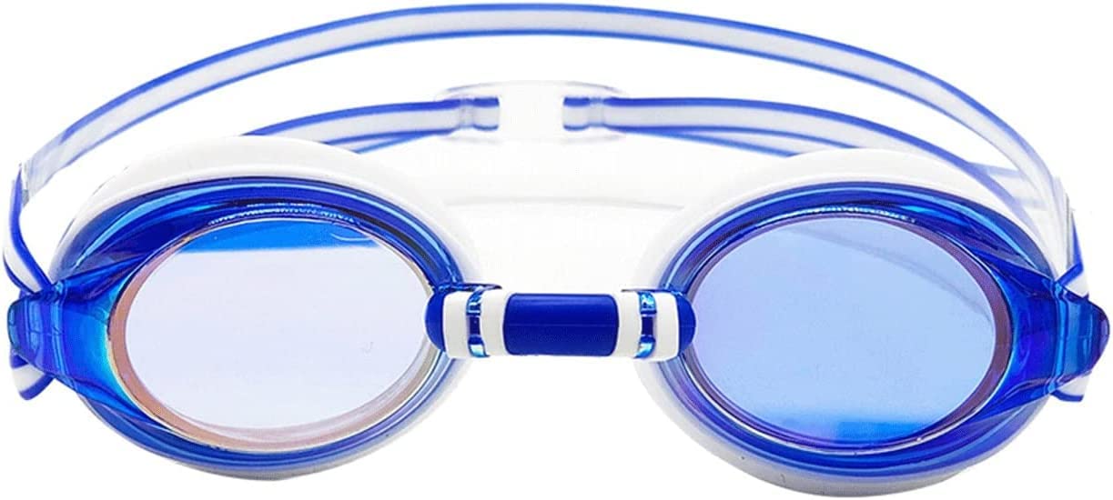 Occhialini da Nuoto for Adulti, Occhialini da Nuoto HD Antiappannamento Impermeabili for Uomini e Donne, Occhiali da Nuoto Placcati for Nuoto All'aperto, Surf, Kayak (Color : Blue)