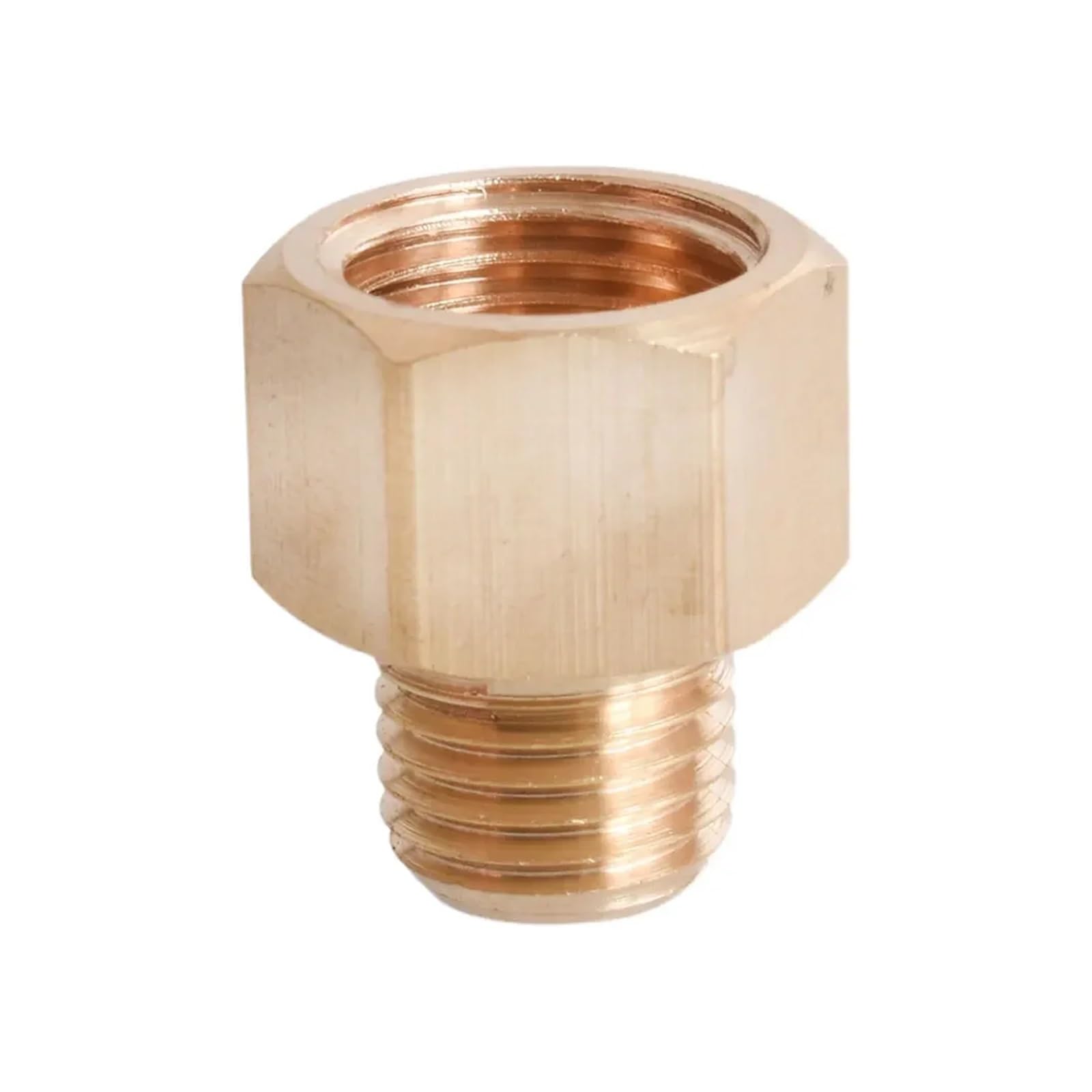 10 Uds M5/6/8/10/12/14/16/18/20/22 1/8 "1/4" 3/8 "1/2" BSP hembra macho reductor de latón adaptador de conector de instalación de tuberías for manómetro(OD 80mm)