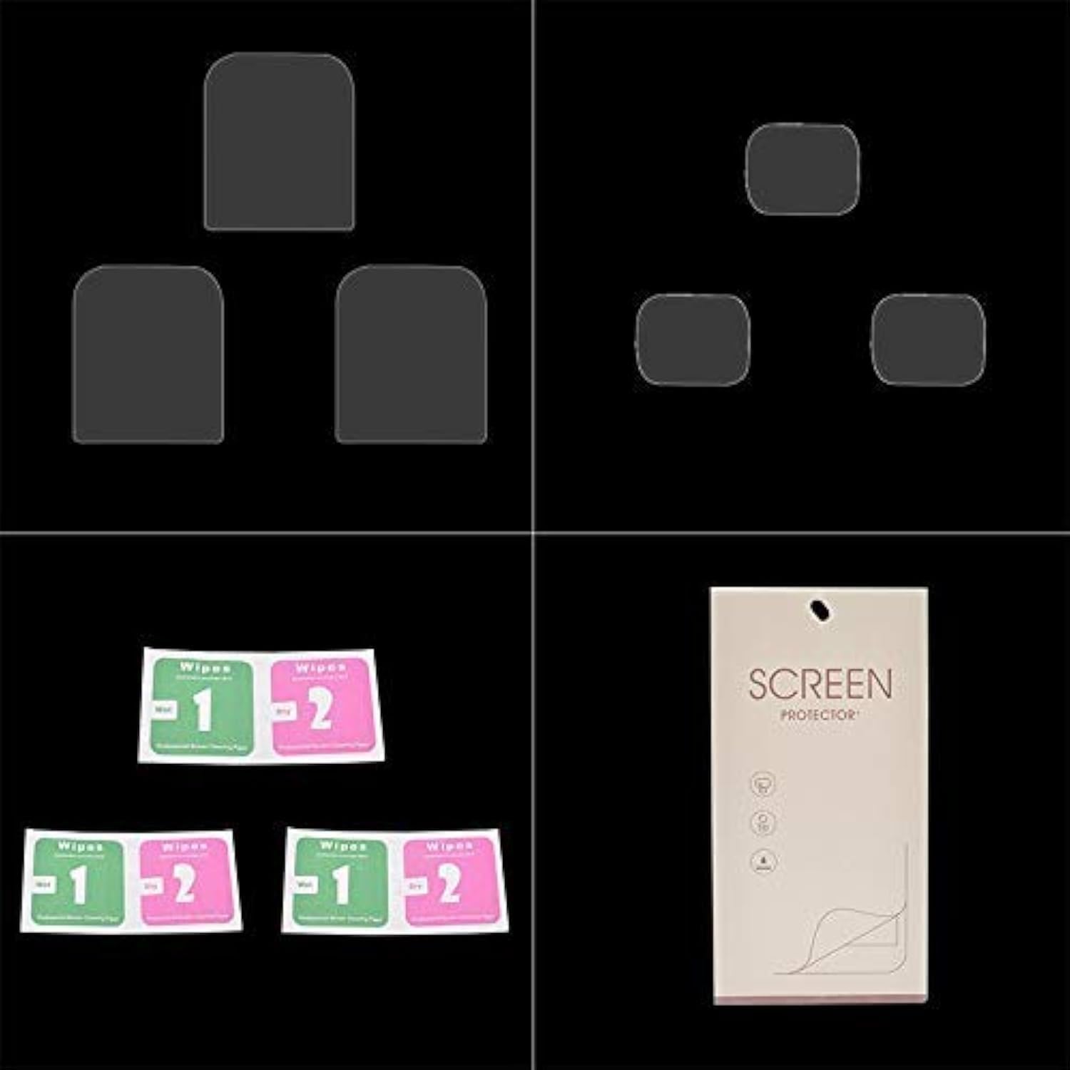 SOLDOUT™ 6 PCS Screen Film Camera Lens Protective Accessories for DJI OSMO Pocket Camera 4K Gimbal Phone Protector Films (Pack of 6)