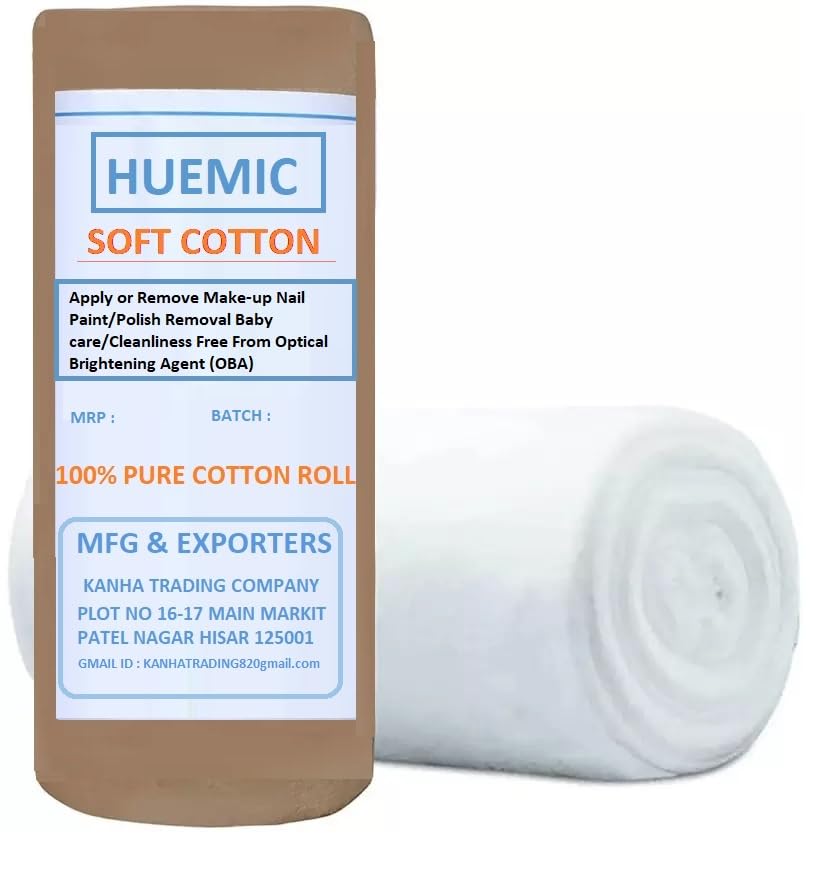 Pure Cotton Wool Roll For Makeup Remover | Saloon I Beauty and Baby Care, Pure Cotton Non-Sterlised - 400gm (White)_020-image-30