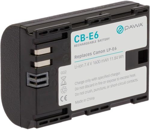 Pawa LP-E6 Lithium-Ion Battery Pack (7.4V, 1600mAh)