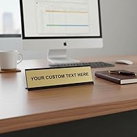 Vista 4 de Espacios en blanco para grabado de placa de nombre, 2 x 8 pulgadas (1 paquete), color plateado