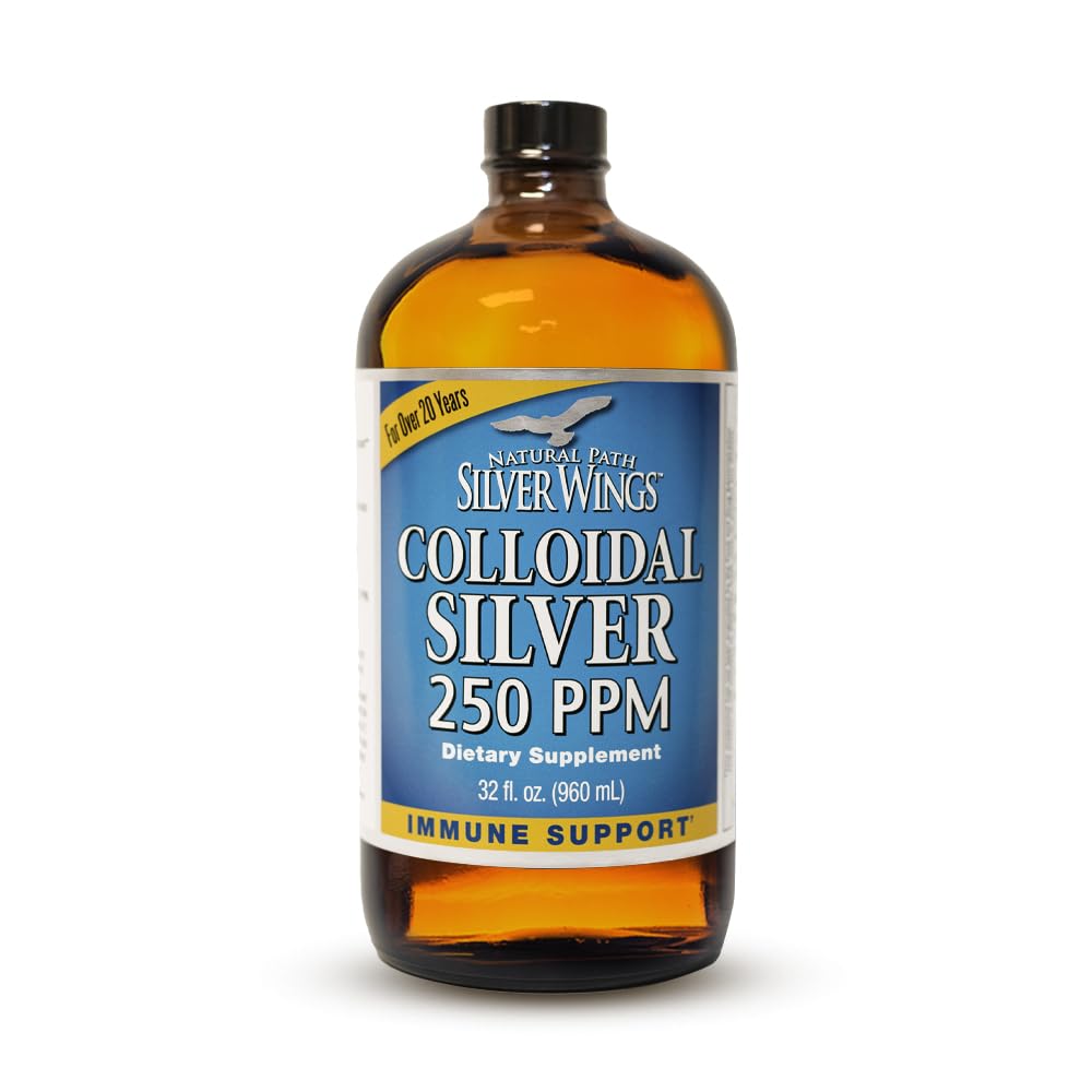 Natural Path Silver Wings Colloidal Silver Liquid - Enhanced Immune Support Supplement - 250ppm (1250mcg) - 1 fl oz Dropper — Amazon image 10