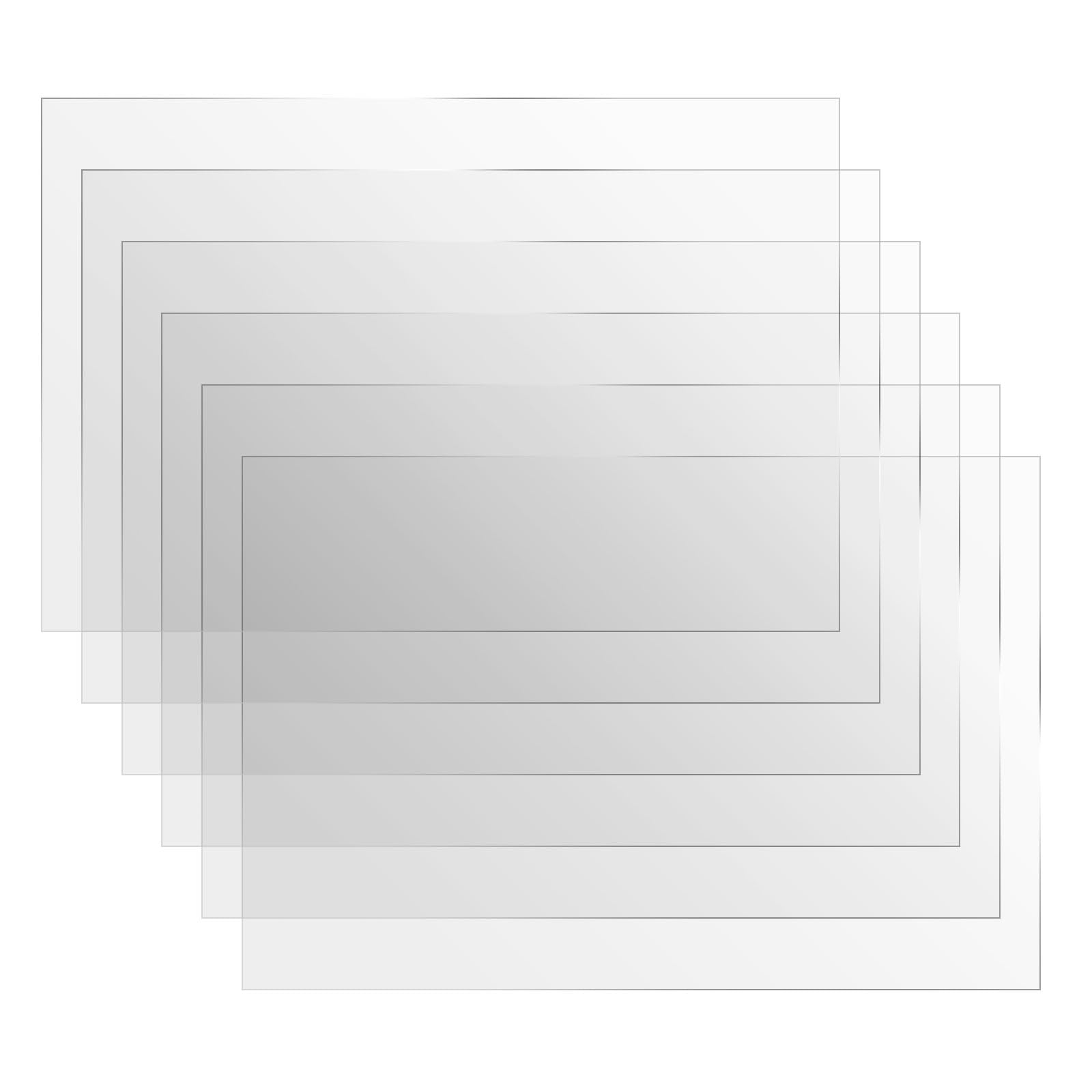 6PCS FEP Film for Resin LCD 3D Printer, FEP Film for ELEGOO Saturn S, Saturn, Mono X 6K,Photon Mono X, M3, M3 Plus, Sonic Mini 8K, Mighty 4K 7.1-9.25 inch 3D Printer 260x200x0.15 mm