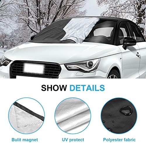 AJW-Couverture de pare-brise de voiture Pliable Protection solaire