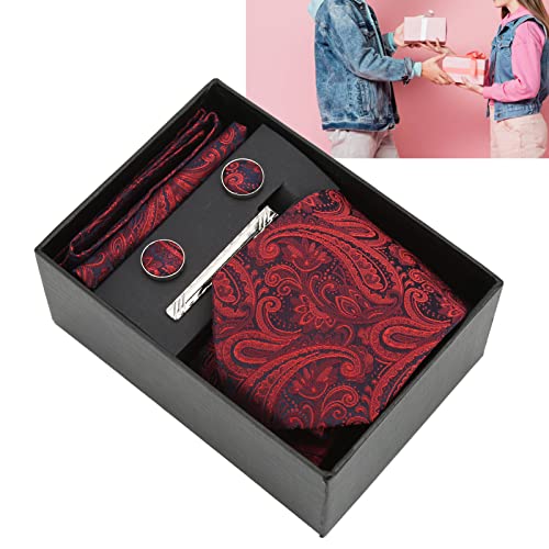 Set de 5 corbatas para hombre Buachois en seda poliéster miniatura 2