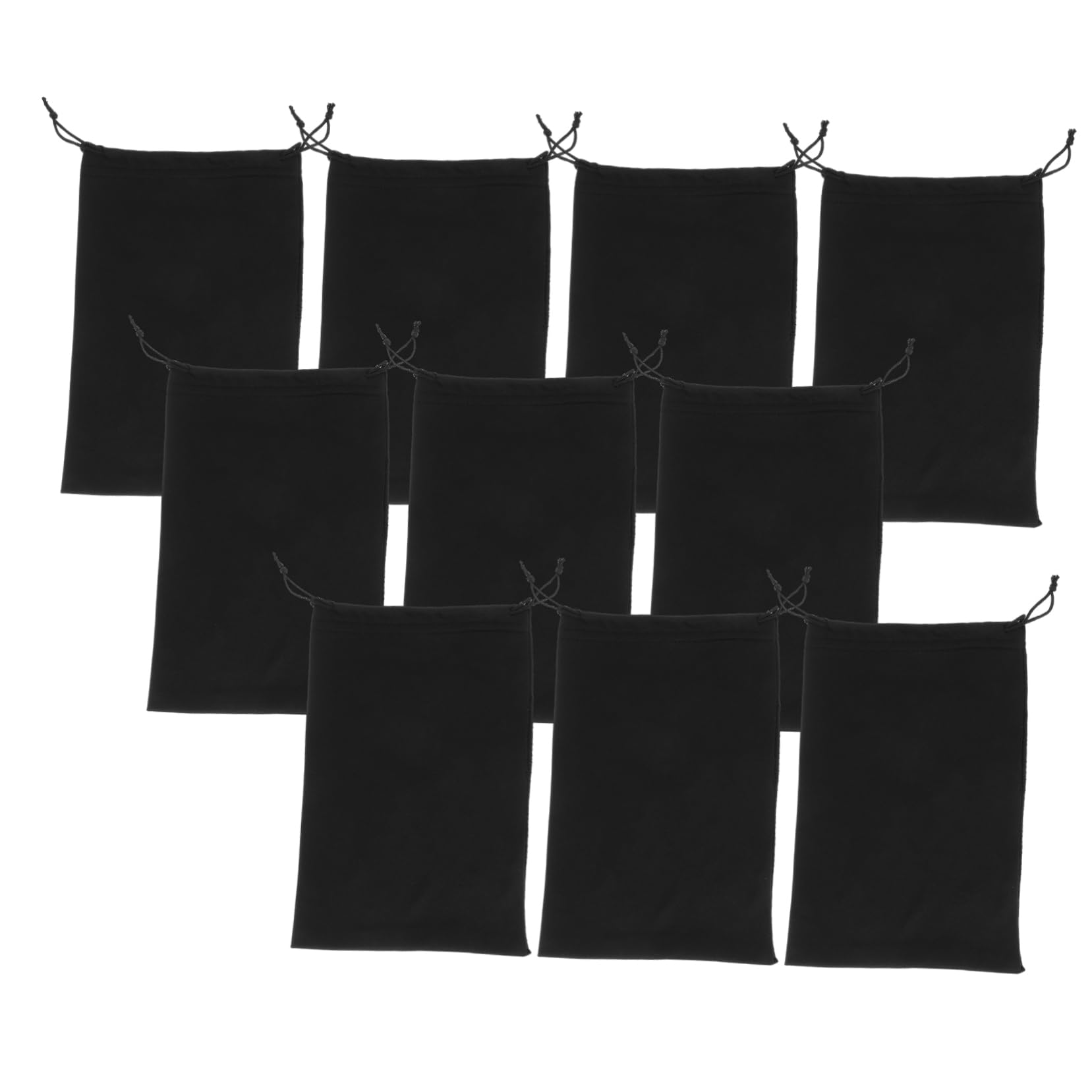 10pièces Pochons Masque Ski Microfibre Sacoche Rangement Ski Souple Et Légère Avec Cordon Ajustable Anti-rayures Pour Lunettes Et Accessoires De Voyage