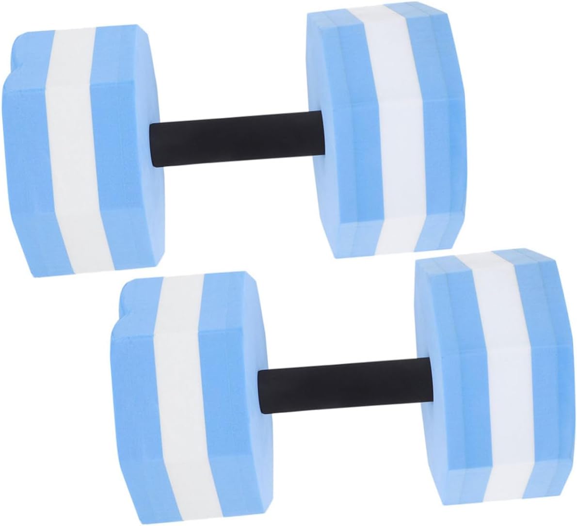 1Pair Water Dumbbells for Pool Fitness Aquatic Dumbbells for Adults for Water Aerobics Underwater Workouts Lightweight Buoyant Exercise Equipment