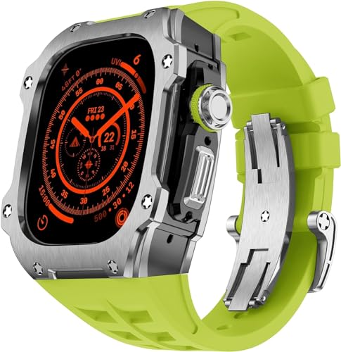 Bracelet de rechange sport Apple Watch Ultra 49mm avec boîtier de protection acier