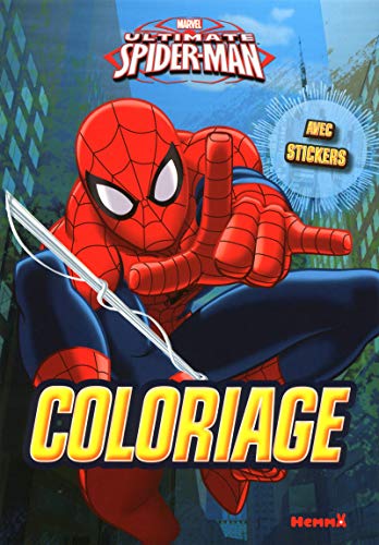 Marvel Ultimate Spider Man Coloriage Avec Stickers