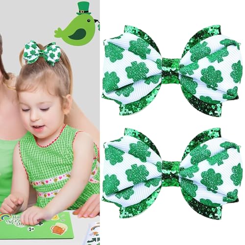 2 Piezas Pinzas para el Cabello Día de San Patricio miniatura 1
