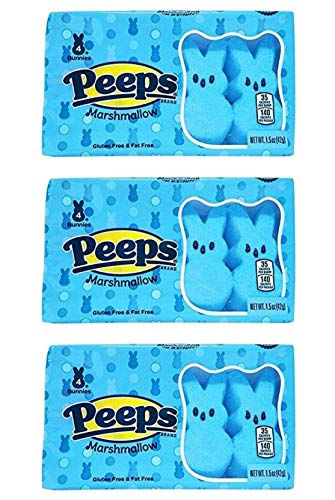 Peeps Candy Blue Easter Bunny Marshmallow Basket Stuffers, Pack Of 3 #TOP18