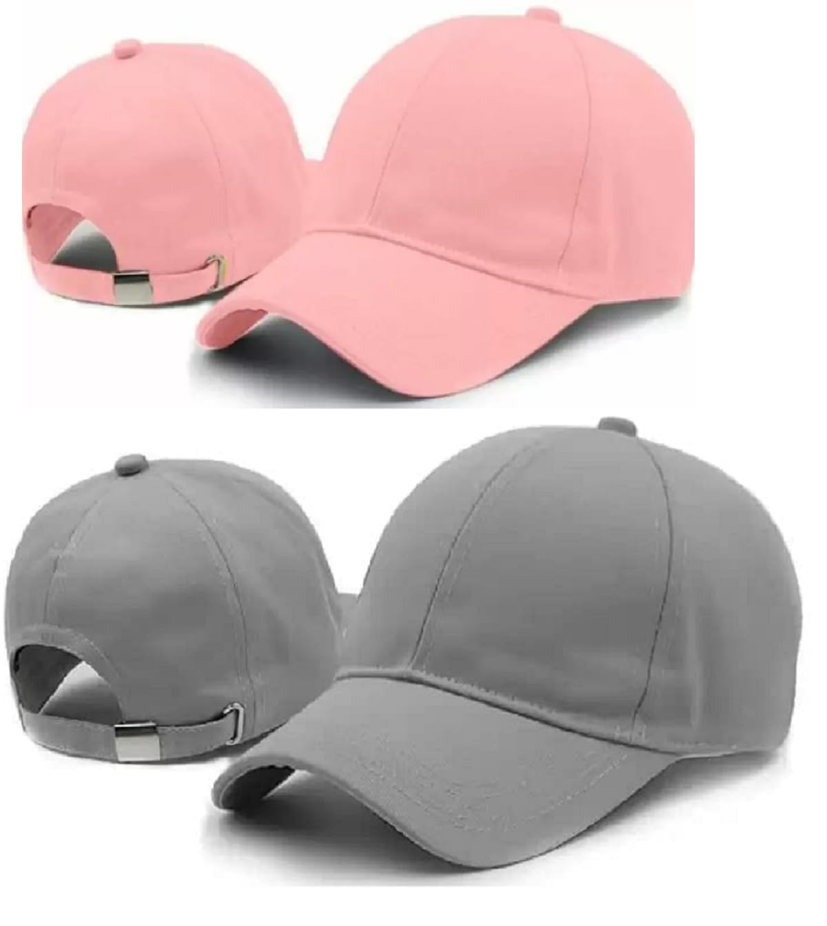 cotton baseball sport cap men's baseball stylish sports caps with adjustable strap pack of 2