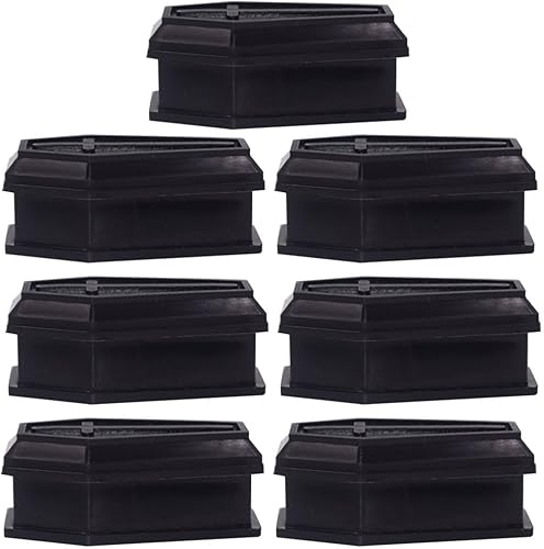 Miniatura 7 de HOMSFOU Caja de ataúd de Halloween mini cajas de ataúd  Portavelas con temática de monstruo Contenedor de joyería para accesorios de fiesta,