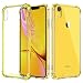 Produktbild MoKo Kompatibel mit Apple iPhone XR Hülle, Kristall Durchsichtig Serie Ultra Slim TPU Handy Schutzhülle Schale Silikon Bumper für iPhone XR 6.1" 2018 - Gelb