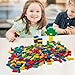 Taken All 300Pieces Classic Building Bricks Blocks Toy Set 2x4 MOC Building Basic Bricks Parts and Pieces Compatible with Major Brands Construction Toys for Kids 6 yr+ (Red, Yellow, Blue, Green)