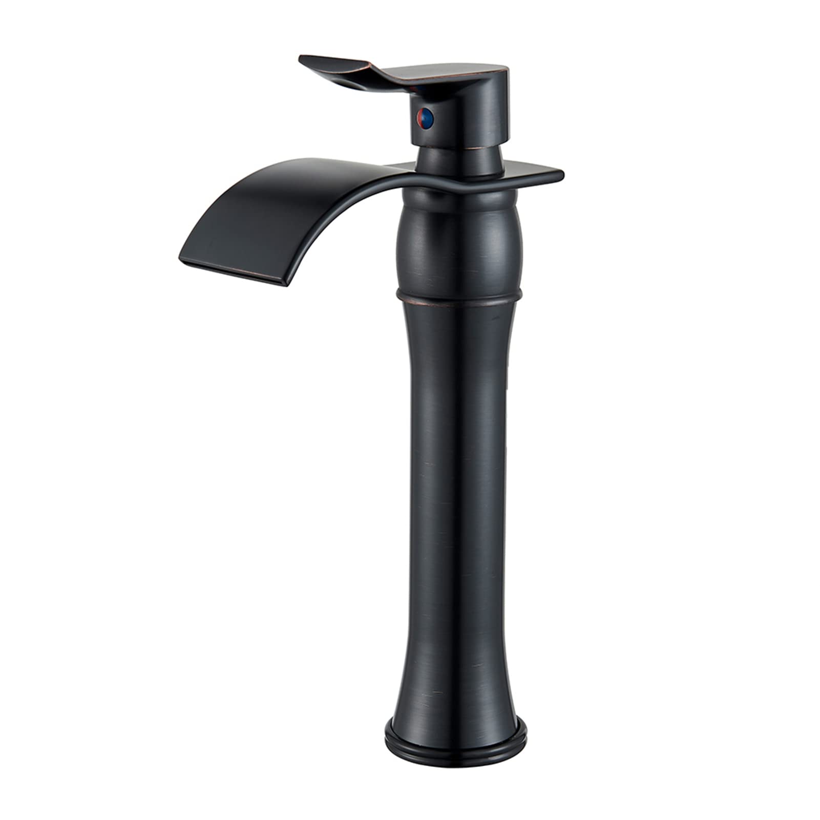 Robinet de salle de bain mitigeur cascade chaud froid or Orb