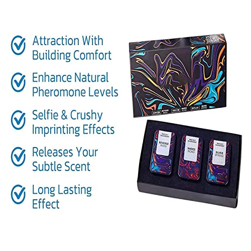 Hommelure Fheromotherapy Solid Perfume Set, Unisex Hommelure Feromone Solid Perfume Set, Naturaladdict Pheromotherapy Solid Perfume, Pheromone Cologne For Men Attract Wome #TOP4
