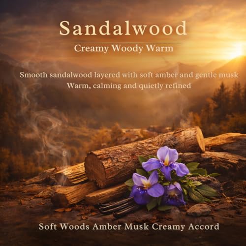 Image of Car Air Freshener Refill for Smart Car Diffuser, 3 x 10ml Fragrance Oil Refills, Vent Clip Compatible, Long Lasting Car Diffuser Refill (Sandalwood)