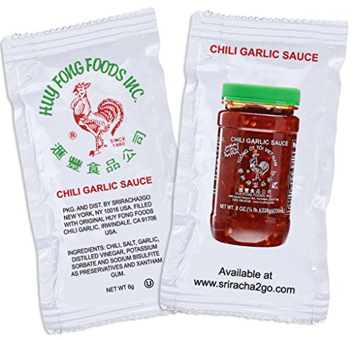 Huy Fong Foods Chili Garlic Sauce Packets (50-Pack)