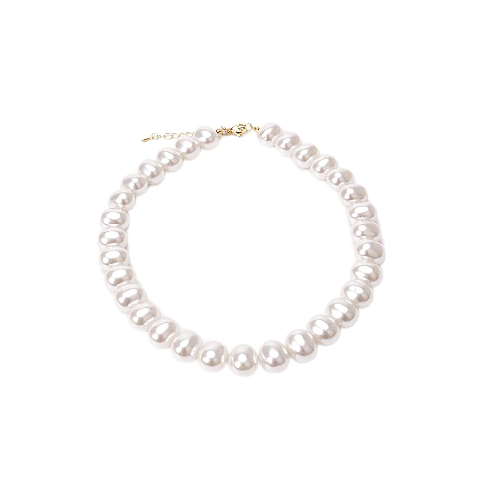 PWMENLK Turquoise Gold Necklace for Women Irregular Gemstones Beads Necklace Boho Choker Homemade Jewelry Gifts