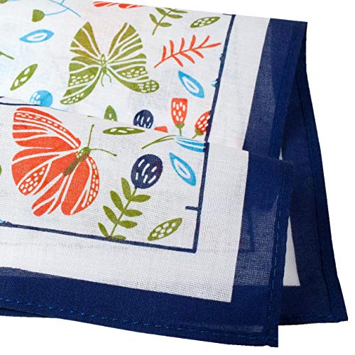 Merrysquare Zakdoeken van bedrukte stof, model Zephir, klein, 29 cm x 29 cm, 9 stuks, 100% katoen - Image 6