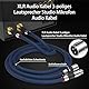Tertullus High End XLR Kabel Audiokabel 2m XLR Stecker auf Buchse Versilbert OFC xlr Stereo Kabel für CD, Power Amplifier, Monitorlautsprecher, Kopfhörer Verstärker