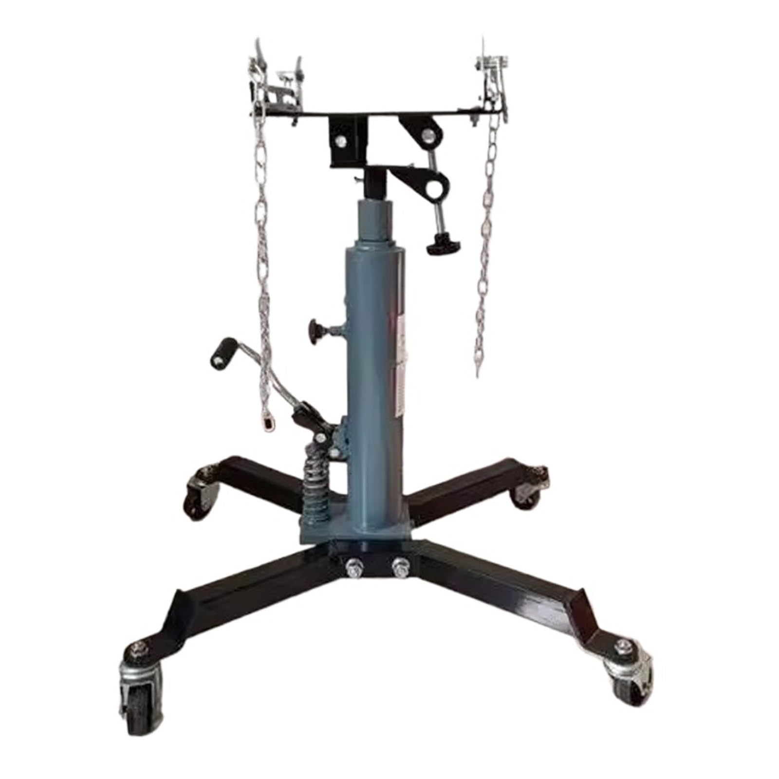 Transmission Jack Lift 0.5T Adjustable Hydraulic Jack/Foot Pedal 360° Swivel Wheel Garage Hoist