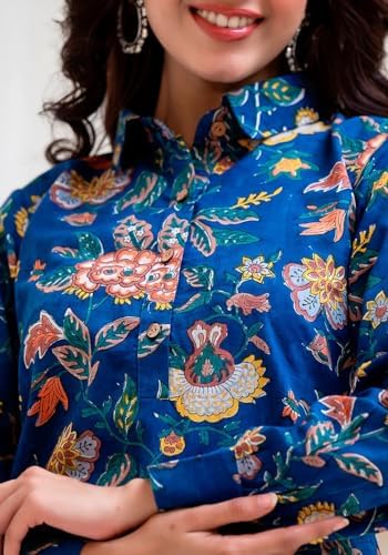 Image of DHRUVI Trendz Co Ord Set for Women Stylish | Ethnic Kurta Sets for Woman | Traditional Short Kurti for Women | Daily Comfortable Outfit for Office & Ethnic Set | 3 /4 Sleeve Kurti with Pant