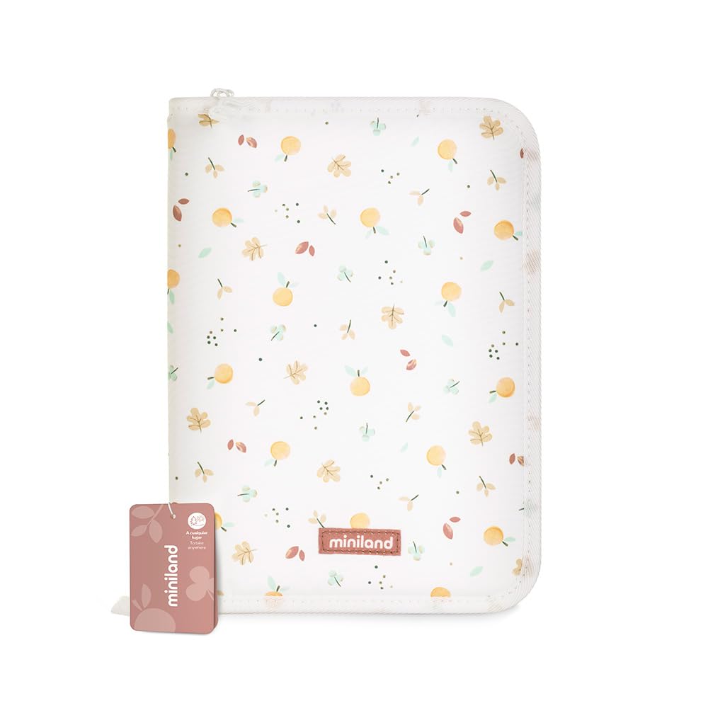 Miniland Portadocumentos Cartilla Sanitaria del Bebé, Ideal para Documentos niños y niñas, Accesorio Maternidad, Regalos Recien Nacido, Regalos para Baby Shower