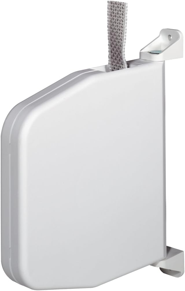 Selve 084803 Surface-Mounted Belt Winder White with Hinge System including 5 m Belt for Shutters