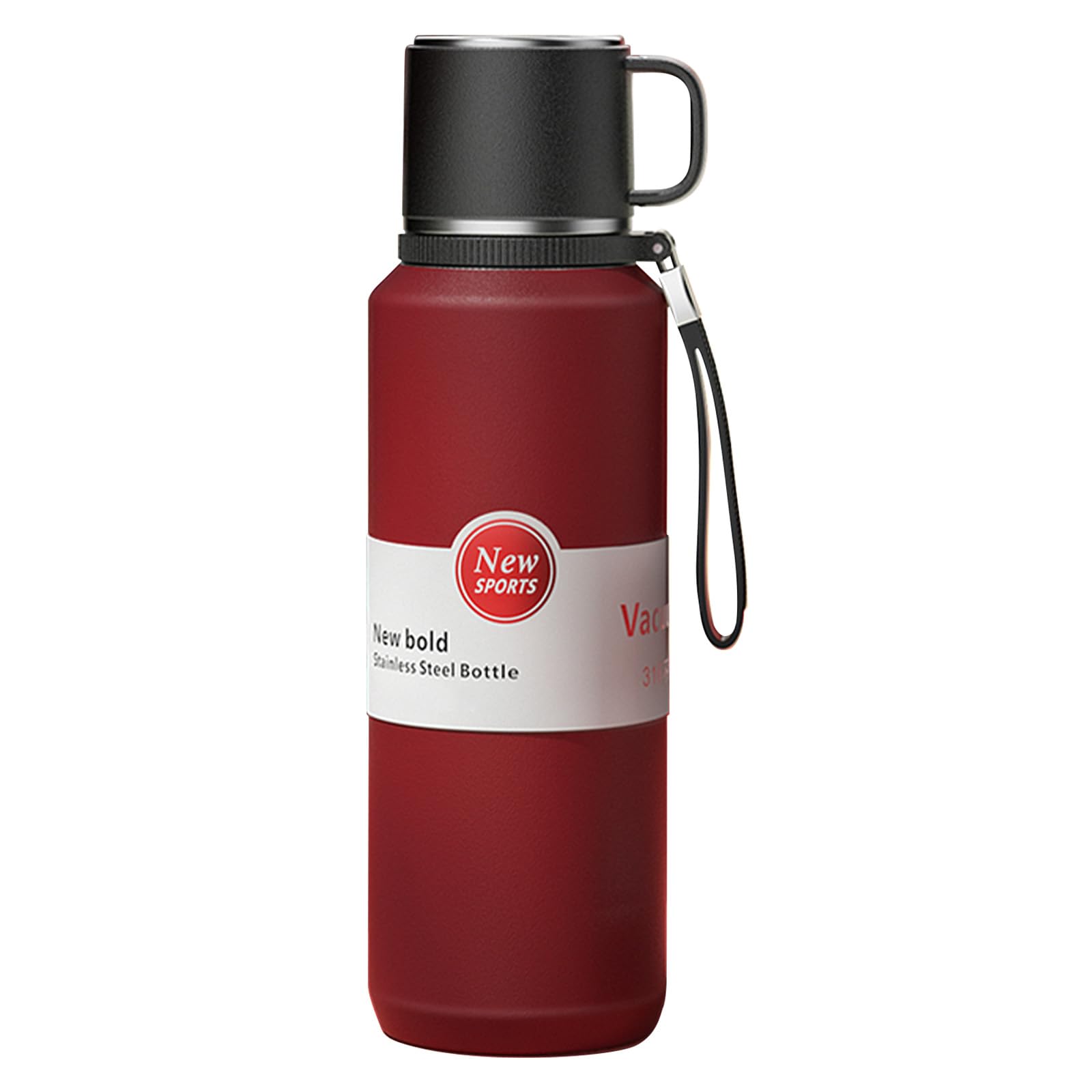 XUDREZ Thermal Flask 1 L, Keeps 24 Hours Hot and Cold Drinks, 316 Stainless Steel Water Bottle with Layered Filter