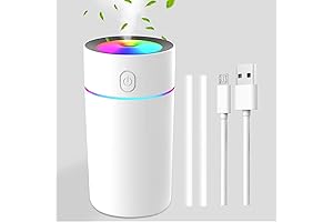 Portable Car Humidifier with Colourful Lights for Enhanced Ambiance