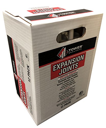 🔥 Flash Sale Tower Sealants TS-00244 10.1 fl-Ounce Expansion Joints Textured Joint Sealant, Gray - Pack of 12